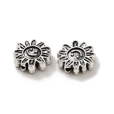 Tibetan Style Alloy Beads PALLOY-P302-12B-AS-1