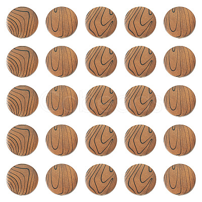 30Pcs Natural Schima Wood Beads WOOD-TA0003-07-1