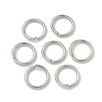 Non-Tarnish 304 Stainless Steel Open Jump Rings X-STAS-E067-08-10mm-1