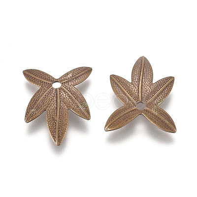 Autumn Theme Brass Filigree Pendants KK-G368-06AB-1