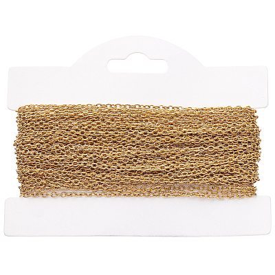 10M PVD Vacuum Plating 316 Stainless Steel Cable Chains CHS-BBC0001-19-1