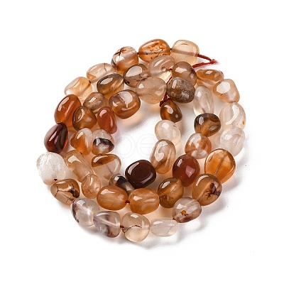 Natural Red Agate Beads Strands LS-G-G146-A25-01-1