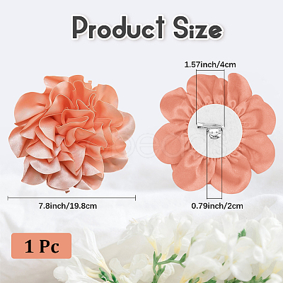 1Pc Polyester Brooches JEWB-CN0001-07E-1
