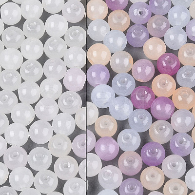 Transparent Glass UV Reactive Beads X-DGLA-F003-02-8mm-1