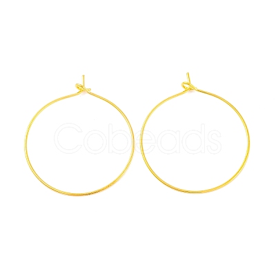 Brass Wine Glass Charm Rings Hoop Earrings X-EC067-3G-1