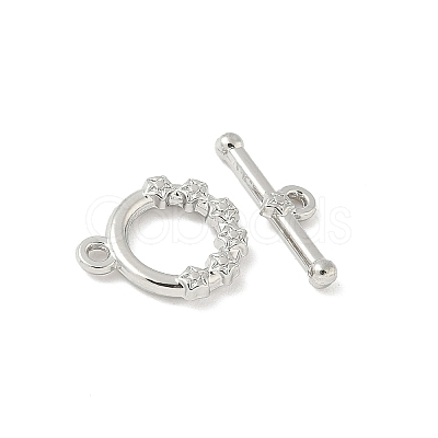 Alloy Toggle Clasps FIND-B047-05P-1