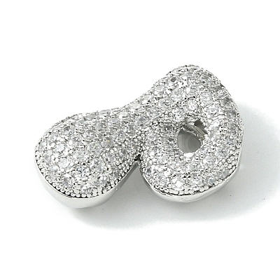 Rack Plating Brass Cubic Zirconia Pendants KK-S378-02P-P-1