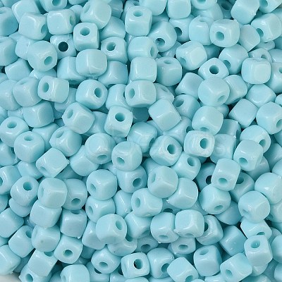 Opaque Acrylic Beads OACR-B025-06G-1