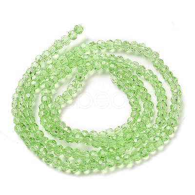 Transparent Glass Beads Strands EGLA-A035-T3mm-D09-1