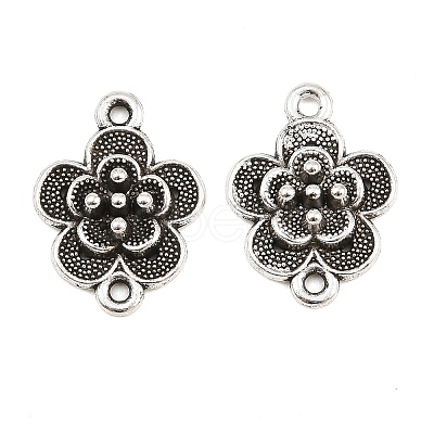 Tibetan Style Alloy Connector Charms AL-CBA8479-09AS-1