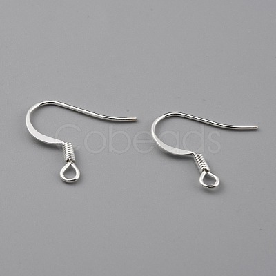Brass Earring Hooks X-KK-O131-08S-1