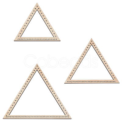 Beechwood Wooden Basket Bottoms Sets DIY-WH0210-14-1