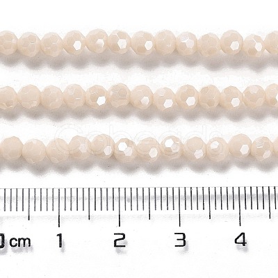Electroplate Opaque Glass Beads Strands LS-EGLA-A035-P4mm-A05-1
