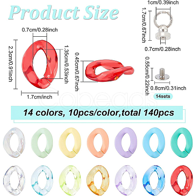 DIY Curb Chains Bracelet Making Kits DIY-BC0005-75-1