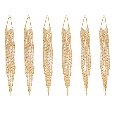 6Pcs Brass Big Pendant KK-HY0001-53-1