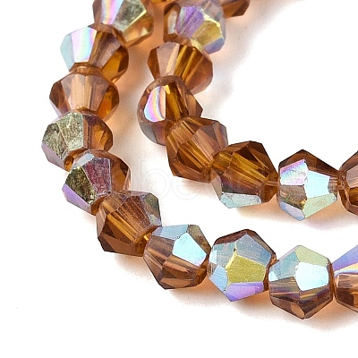 AB Color Plated Transparent Glass Beads Strands GLAA-G127-01-02Q-1