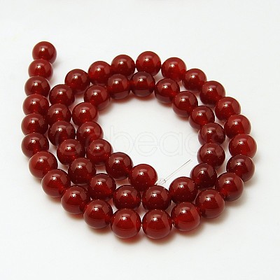 Natural Carnelian Beads Strands X-G-G338-12mm-02-1