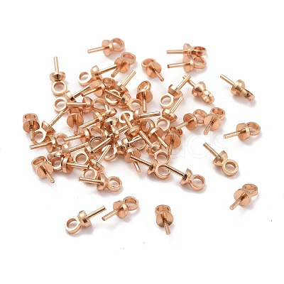 Brass Cup Peg Bails Pendants KK-Z018-01B-KCG-1