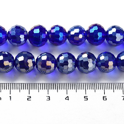 Electroplate Glass Bead Strands EGLA-R040-12mm-03-1