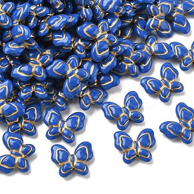 Plating Opaque Acrylic Beads AC-CBA6852-05-1