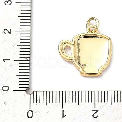 Brass Enamel Pendants KK-H255-11A-G-1