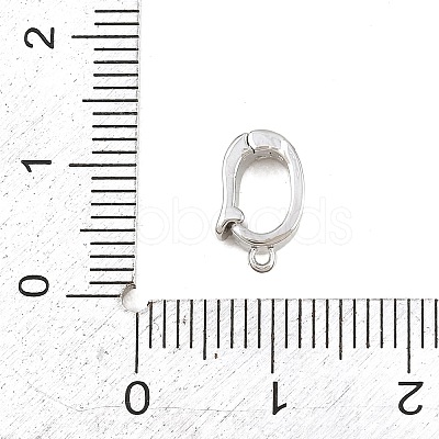 Brass Micro Pave Clear Cubic Zirconia Enhancer Shortener Pendant Bails KK-Z151-02P-1