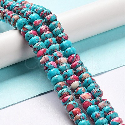 Synthetic Turquoise Beads Strands G-C034-02B-1