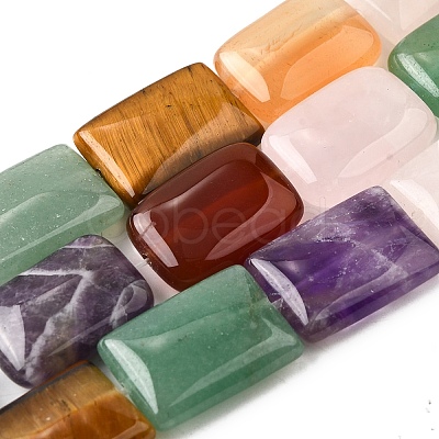 Natural Mixed Gemstone Beads Strands G-S386-A01-1