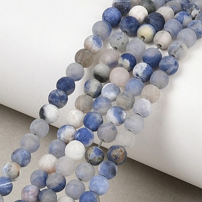 Natural Sodalite Beads Strands G-T106-211-1