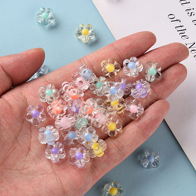 Transparent Acrylic Beads TACR-S152-06A-1