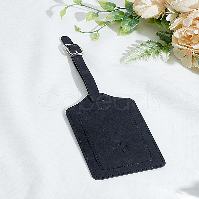 1Pc PU Leather Luggage Tag FIND-LP0008-75-1