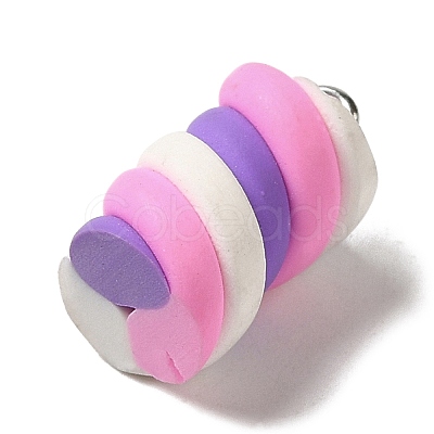 Opaque Resin Imitation Food Pendants FIND-Z006-04B-1