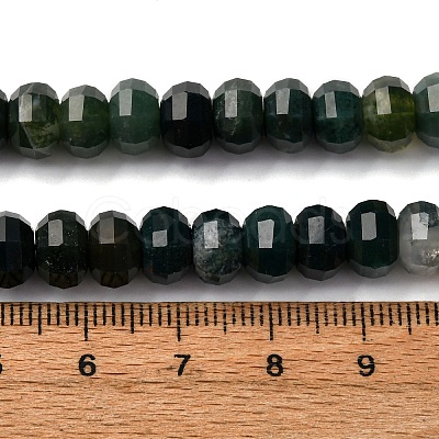 Natural Moss Agate Beads Strands G-P587-D09-02-1
