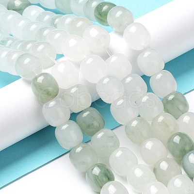 Natural Tianshan Cui Quartzite Beads Strands G-B046-02-1