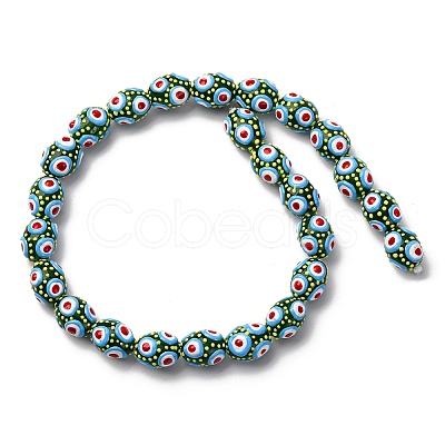 Glass Enamel Beads GLAA-C038-01F-1
