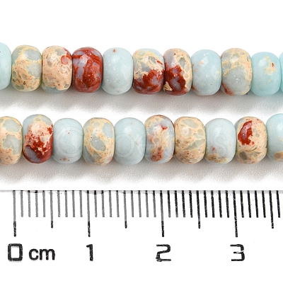 Synthetic Imperial Jasper Dyed Beads Strands G-D077-E01-02I-1