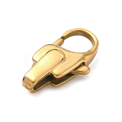 304 Stainless Steel Lobster Claw Clasps STAS-C148-03B-G-1