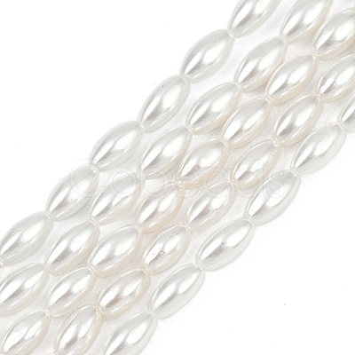 Electroplated Shell Pearl Beads Strands BSHE-Z009-10A-1