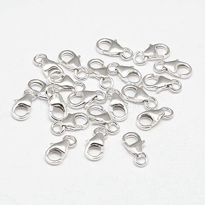 925 Sterling Silver Lobster Claw Clasps STER-F014-09D-1
