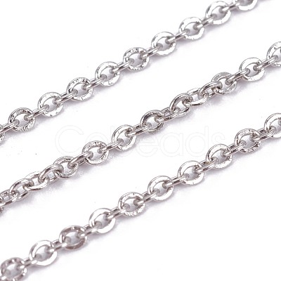 Tarnish Resistant 304 Stainless Steel Cable Chain STAS-I107-11P-1