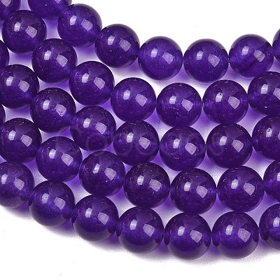 Dyed Natural White Jade Beads Strands GG-CBAD029-A02-10mm-1