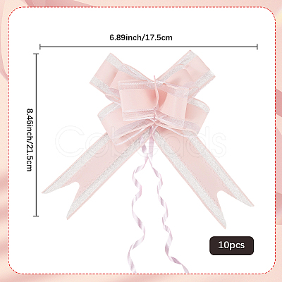 Plastic Bowknot Pull Bows AJEW-WH20064-74B-1