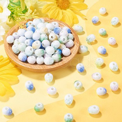 200Pcs Handmade Porcelain Beads PORC-TA0001-61D-1