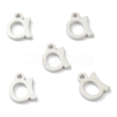 Non-Tarnish 304 Stainless Steel Charms STAS-G244-01A-1
