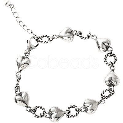 Alloy Link Chain Bracelets for Women FS-WG3F7A9-01-1
