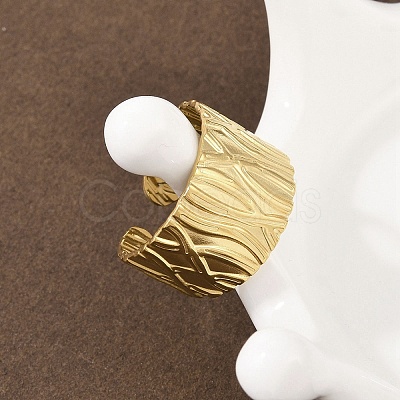 304 Stainless Steel Cuff Rings RJEW-D332-012K-G-1