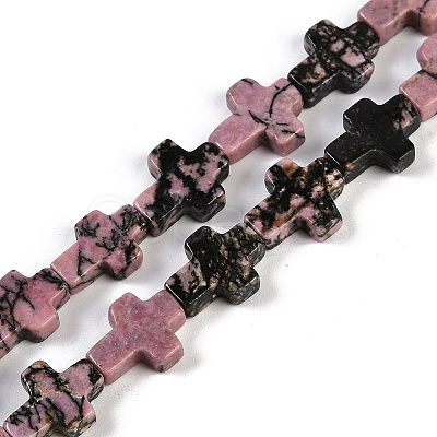 Natural Rhodonite Beads Strands G-I369-A07-02-1