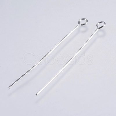Non-Tarnish 304 Stainless Steel Eye Pins LS-X-STAS-F146-03P-40mm-1