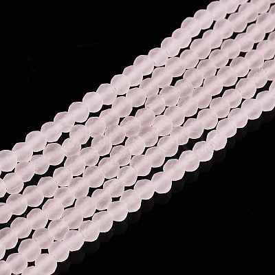 Transparent Glass Beads Strands EGLA-A044-T1mm-MD22-1