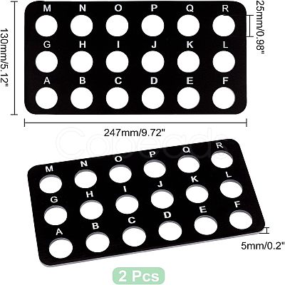 Plastic Bead Design Boards TOOL-WH0125-44-1